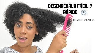 DESENREDA TU CABELLO SÚPER FÁCIL Y RÁPIDO CON ESTE TRUCO 😱⏲ [upl. by Gianina]