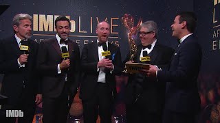 Veep Cast Enjoys a ThreePeat  EMMYS 2017 [upl. by Ploss]