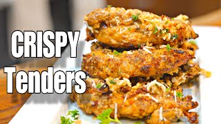 Ultimate Crispy AirFried Chicken Tenders Recipe Super Bowl Appetizer [upl. by Edualcnaej]