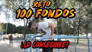 100 FONDOS EN PARALELAS SIN BAJAR  RETO CALISTENIA [upl. by Bradleigh]