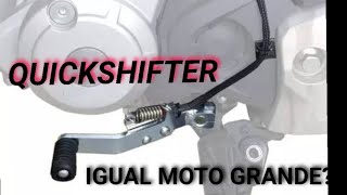 Passando a marcha da moto sem usar EMBREAGEM e sem QUICKSHIFTER [upl. by Leinaj]