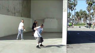 3 Wall HandBall Venice Beach California handball HandBall Fronton [upl. by Julieta793]