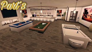 Bloxburg Autumnal Family Modern Mansion Speedbuild Part 35 [upl. by Newell]