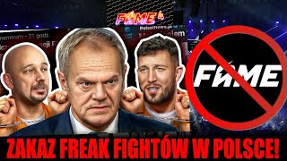 KONIEC FREAK FIGHTÓW W POLSCE FAME MMA IDZIE NA WOJNĘ Z POLITYKAMI TUSK MORAWIECKI NITRAS [upl. by Selle]