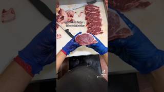 🗽🥩New York Strips Part 2 Follow me on TikTok BertotheButcher [upl. by Eidda985]