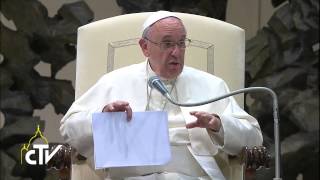 Papa udienza religiosi e religiose diocesi Roma 16052015 [upl. by Aretha229]