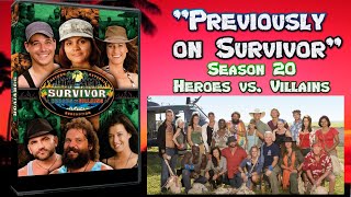 quotPreviously on Survivorquot  Season 20  Survivor Heroes vs Villains [upl. by Etnovad]