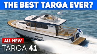 NEW Targa 41  worth the 7 year wait Yacht Tour amp Review [upl. by Nnaitsirhc]