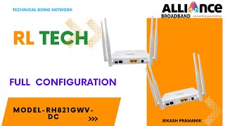 RL Tech Router Full configuration  Alliance Broadband Welcome 100 Package  alliancebroadband [upl. by Beattie]