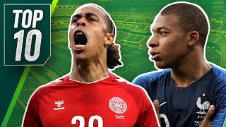 WM 2018 Top 10 Wunderkinder die nach der WM jeder Club haben will Mbappé Poulsen Golovin [upl. by Haelam607]