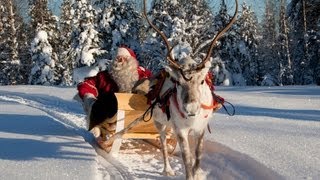 A Mikulás amp rénszarvas🦌🎅 Lappföld Finnország Rovaniemi  Karácsony videó Santa Claus [upl. by Fisuoy564]