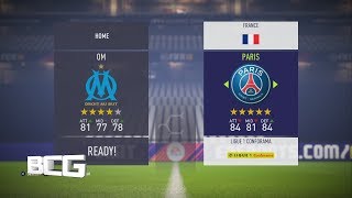 Fifa 18 French Ligue One Ratings amp Kits [upl. by Einwahr]