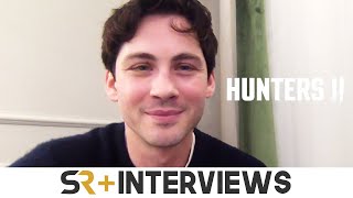 Logan Lerman Interview Hunters Season 2 [upl. by Nylirrej]