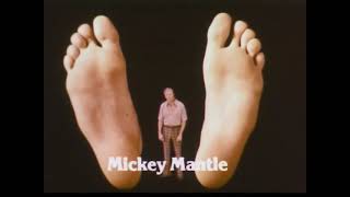 Commercial for Np 27 Antifungal Medication featuring Mickey Mantle Giant Male Feet [upl. by Bailar283]