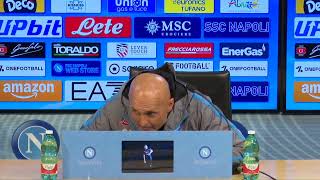 Rinnovo con il Napoli Spalletti non le manda a dire in conferenza [upl. by Ekralc]