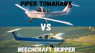 Beechcraft Skipper VS Piper tomahawk [upl. by Towroy]