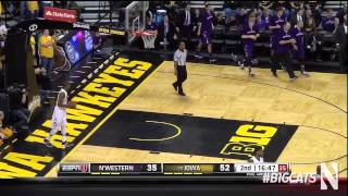 Mens Basketball at Iowa Game Highlights [upl. by Sherurd]