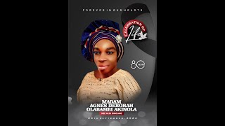 FINAL BURIAL CEREMONY OF MADAM AGNES DEBORAH OLABAMBI AKINOLA [upl. by Gilemette]