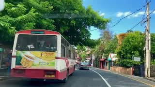 Mauritius  Driving  FORBACH to PEREYBERE BEACH [upl. by Oicram]