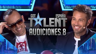 PROGRAMA COMPLETO El físico y el ARTE no tienen nada que ver  Audiciones 08  Got Talent España T5 [upl. by Nilrev]