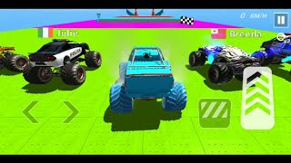 Monster Truck Stunt Racing  Extreme GT Car Mega Ramp Impossible Driver  Android GamePlay 69 [upl. by Silva]