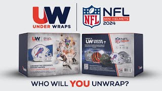 UnderWraps 2024 NFL Mini Helmets [upl. by Yrrehc]