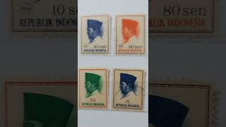 Stamps from Indonesia coin philately shortsvideo shorts [upl. by Derf]