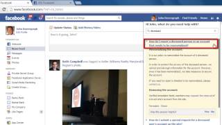 How to Create Facebook Memorial Page [upl. by Lowrance]