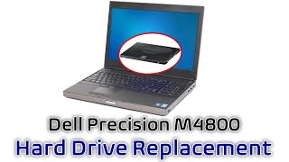 Dell Precision M4800 Hard Drive Replacement [upl. by Erb]