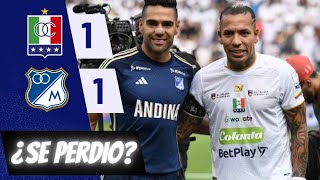 ONCE CALDAS 1 MILLONARIOS 1 ¿EL EMPATE ES BUENO ¿SE PUDO SACAR ALGO MAS ANALISIS [upl. by Alby]