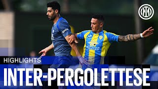 TAREMI ANCORA IN GOL  INTER 21 PERGOLETTESE  HIGHLIGHTS  AMICHEVOLE 202425 ⚽⚫🔵 [upl. by Pickering513]