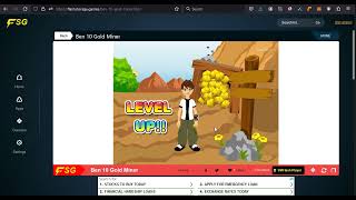 Ben 10 Gold Miner Game  Flash Games [upl. by Honorine]