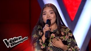 MaralgooCh  quotMonsterquot  Blind Audition  The Voice of Mongolia 2018 [upl. by Artie827]