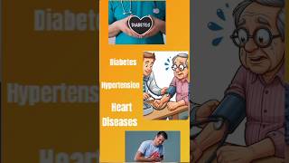 Diabetes  Hypertension  Heart disease Management shorts shortsfeed shortfeed youtubeshorts [upl. by Wessling]