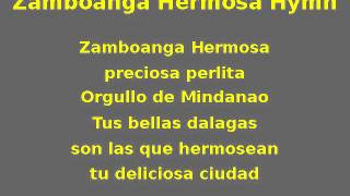 Zamboanga Hermosa Hymn OGV [upl. by Irrem]