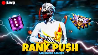 LIVE FREEFIRE 🇮🇳 RANK PUSH TO TOP 1 GRANDMASTER WITH SUBSCRIBERS 🤯🔥 [upl. by Nasia89]