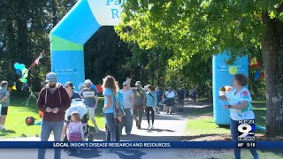 Hundreds participate in Parkinsons Disease Fundraiser Walk [upl. by Suirad]