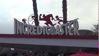 The IncrediCoaster POV Video at Disney California Adventure [upl. by Tychonn]