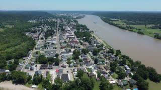 Gallipolis Ohio River Front Drone [upl. by Neom]