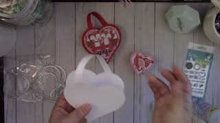 Valentiness Gift Bag and Treat BoxTutorial [upl. by Niki]