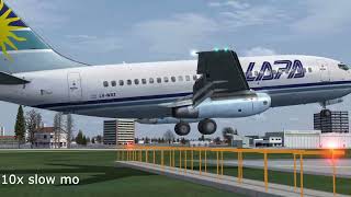 Lowest landing at SABE  5070cm  Flight Simulator X [upl. by Territus]