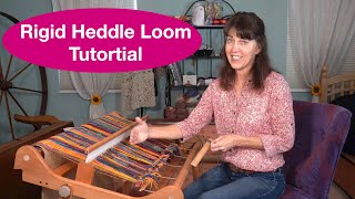 Ashford Rigid Heddle Loom Tutorial [upl. by Sylvie]