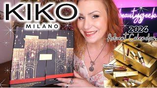 UNBOXING THE GORGEOUS KIKO MILANO WINTER WONDERLIGHTS 2024 ADVENT CALENDAR [upl. by Eerrahs]