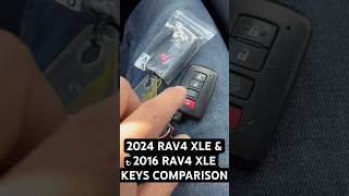 2024 Toyota RAV4 XLE Vs “Old” Keys Rav4 toyota shorts xle [upl. by Matland]