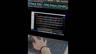 🖥️ How to check your SSDHDD status health using cmd 🔍shorts [upl. by Ahcsatan]