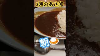 深夜なか卯で朝カレー🍛 [upl. by Yanaj245]