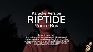 Vance Joy  Riptide Karaoke Version [upl. by Schlicher]