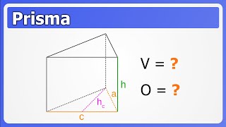 Prisma  Volumen und Oberflächeninhalt berechnen  How to Mathe [upl. by Atilef482]