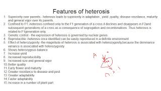 HETEROSIS breeding basics and its Genetic basis [upl. by Leihcim]