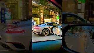 Porsche 911 Turbo cruising Downtown Tokyo Night mode porschemoment 911turbo tokyocarscene tokyo [upl. by Caprice]